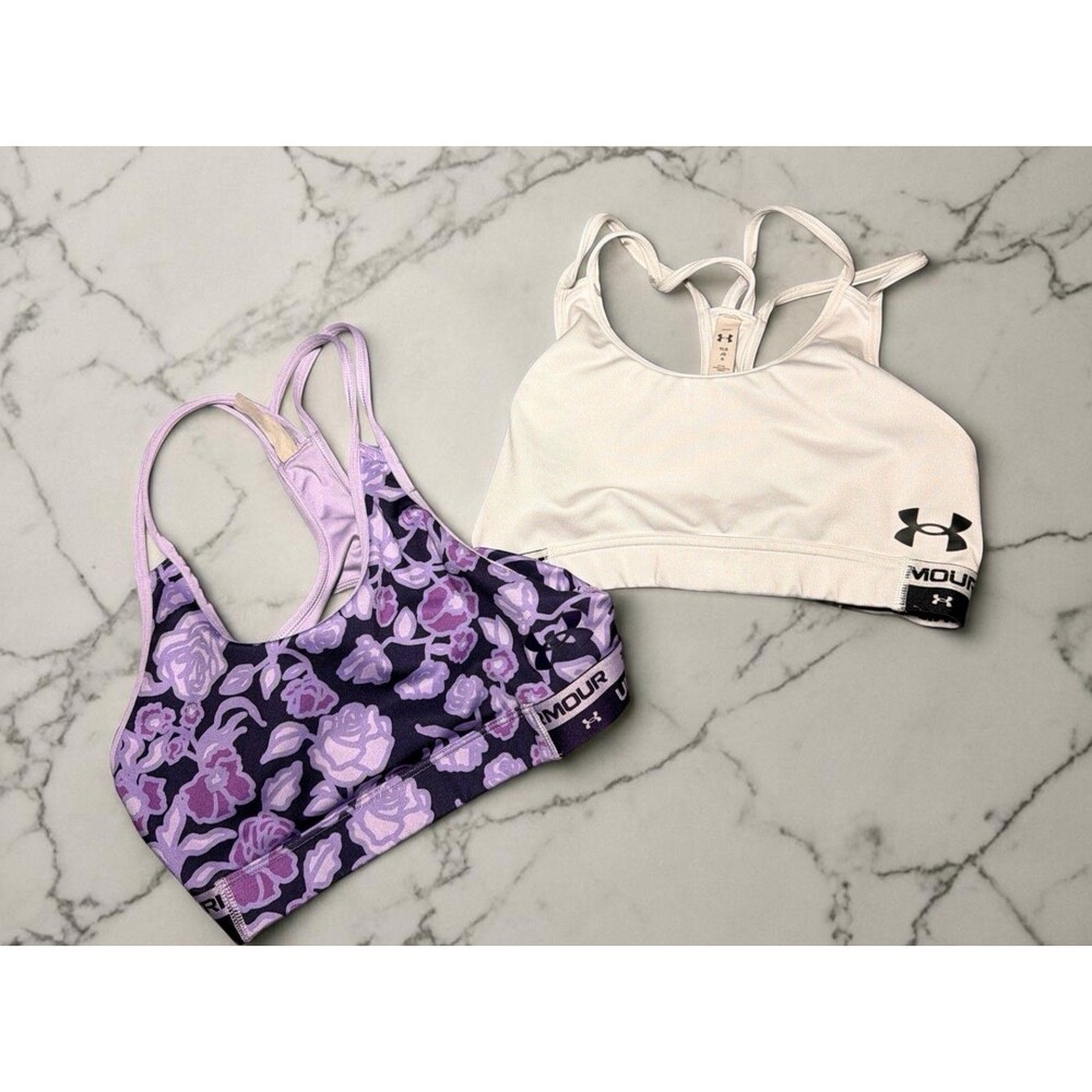 Under Armour Girls‎ Youth Sports Bra Size Large Lot Of 2